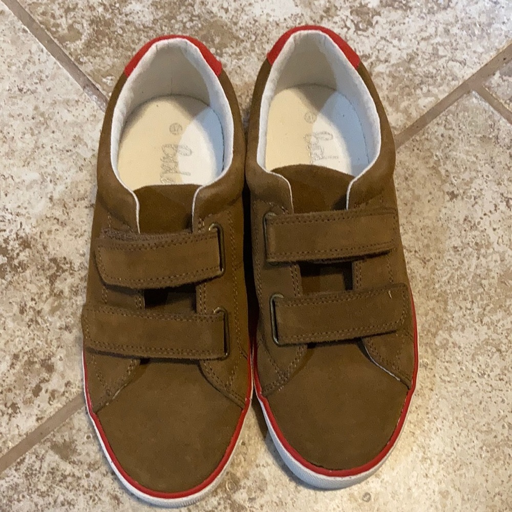 Boden Leather Low Top Sneaker Size 37